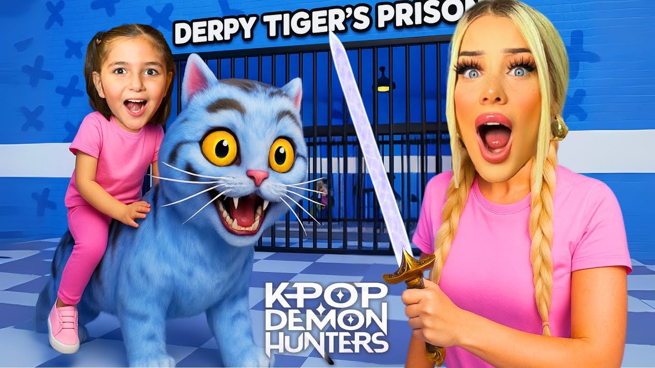 WIR brechen aus dem DERPY KATZEN Gefängnis aus 😳 (K-POP Demon Hunters)