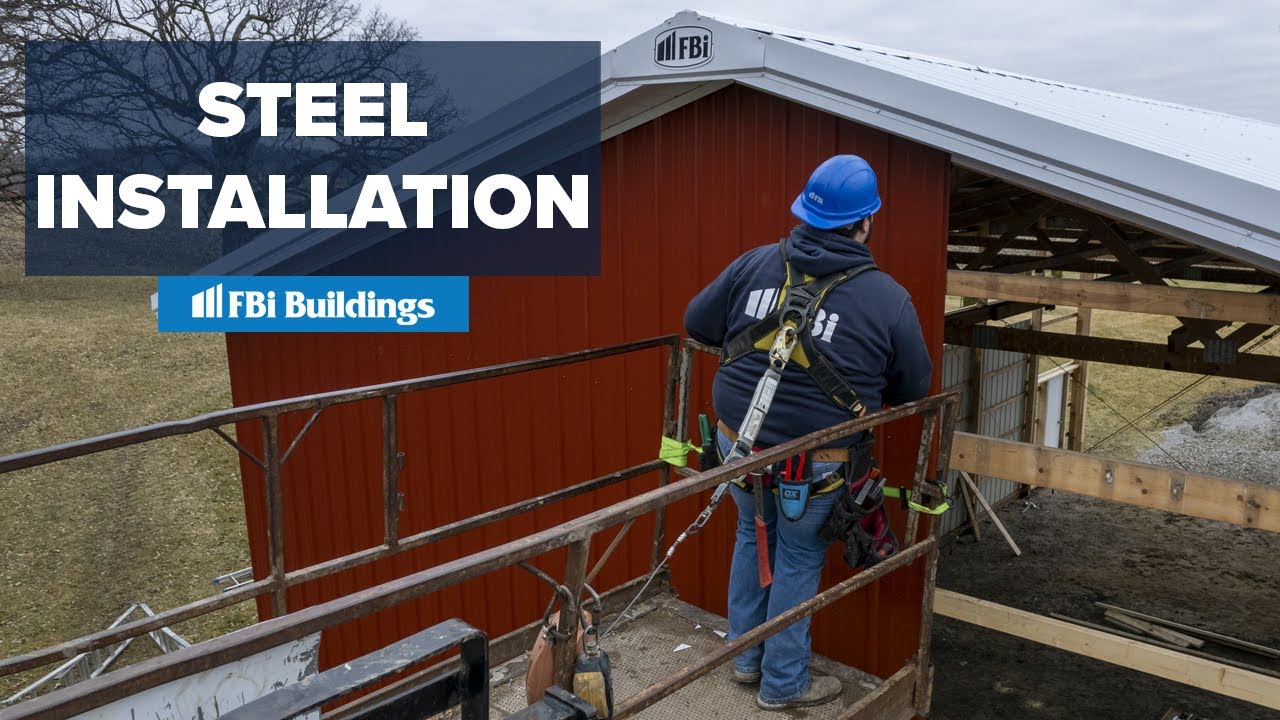 How To Install Steel Siding On A Pole Barn