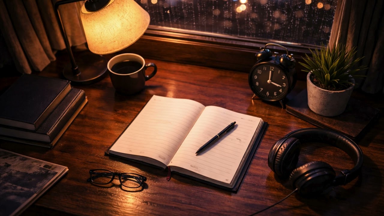 MID NIGHT STUDY LOOP - CALM FOCUS MOOD - LO-FI Music