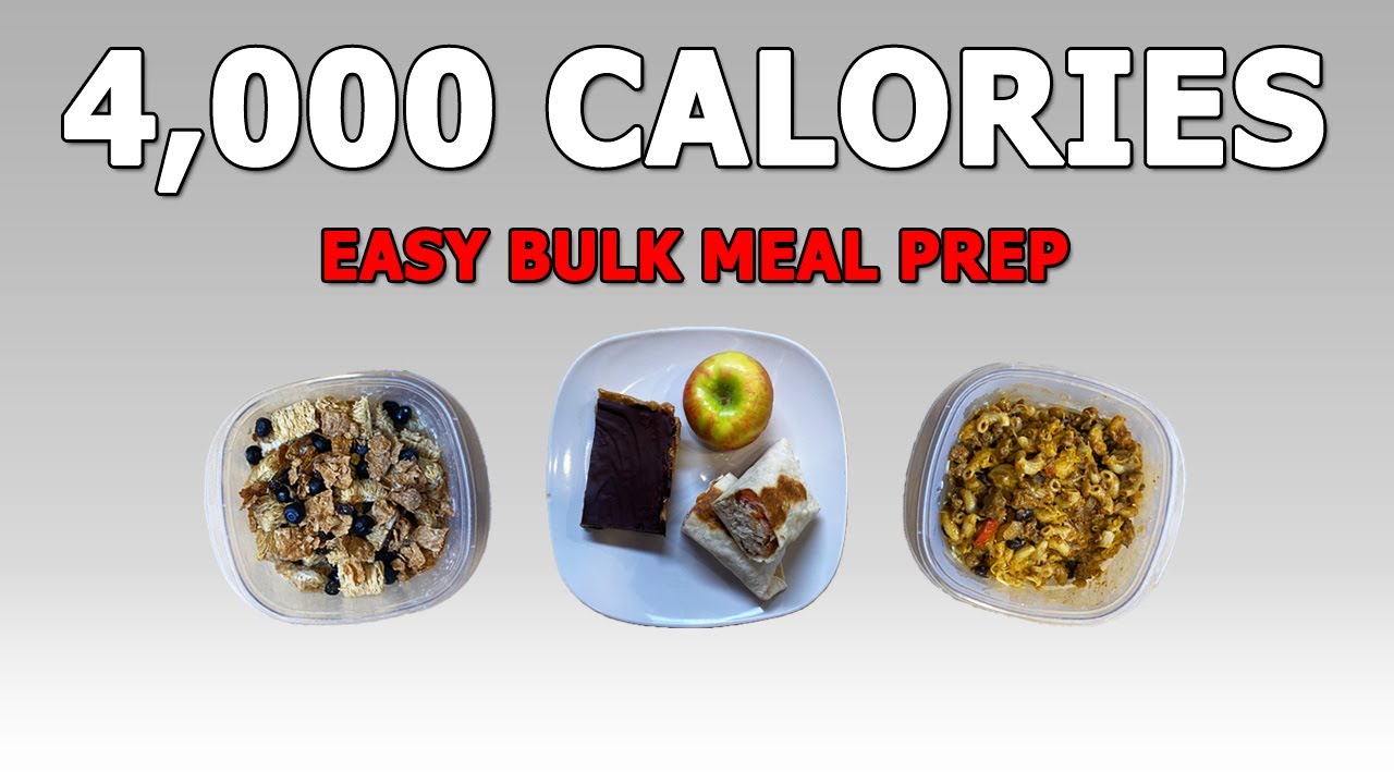 4000 Calorie Meal Prep | 24 Meals in 1 Hour | $100 Budget