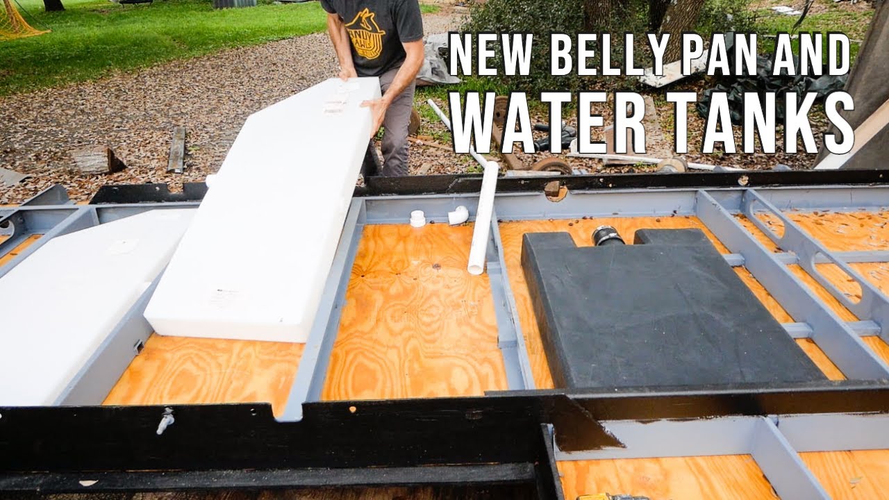 Plumbing in Tanks and New Belly Pan (Airstream Argosy Ep. 8)