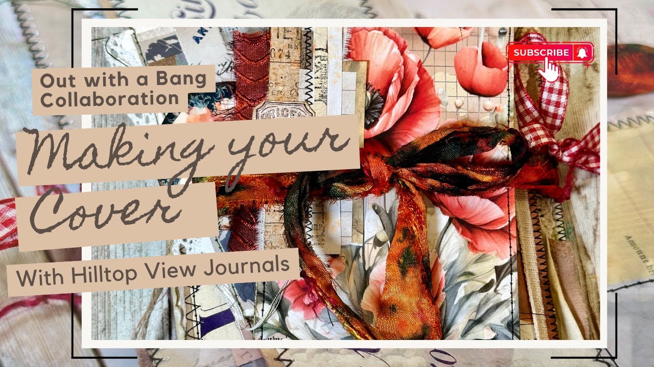 Preparing for the “Out with a Bang Collaboration” - Journal Cover #junkjournal