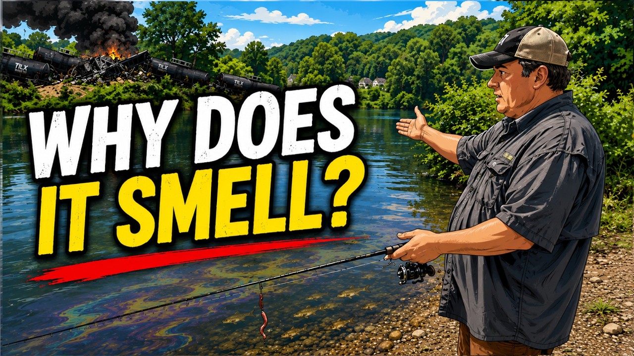 I Visited the Emory River After the Harriman Train Derailment (Bad Smell!)