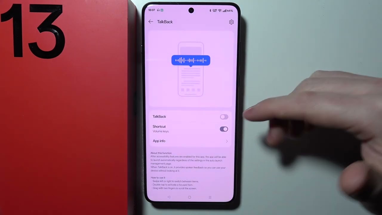 OnePlus 13 - How to Turn Off Talkback
