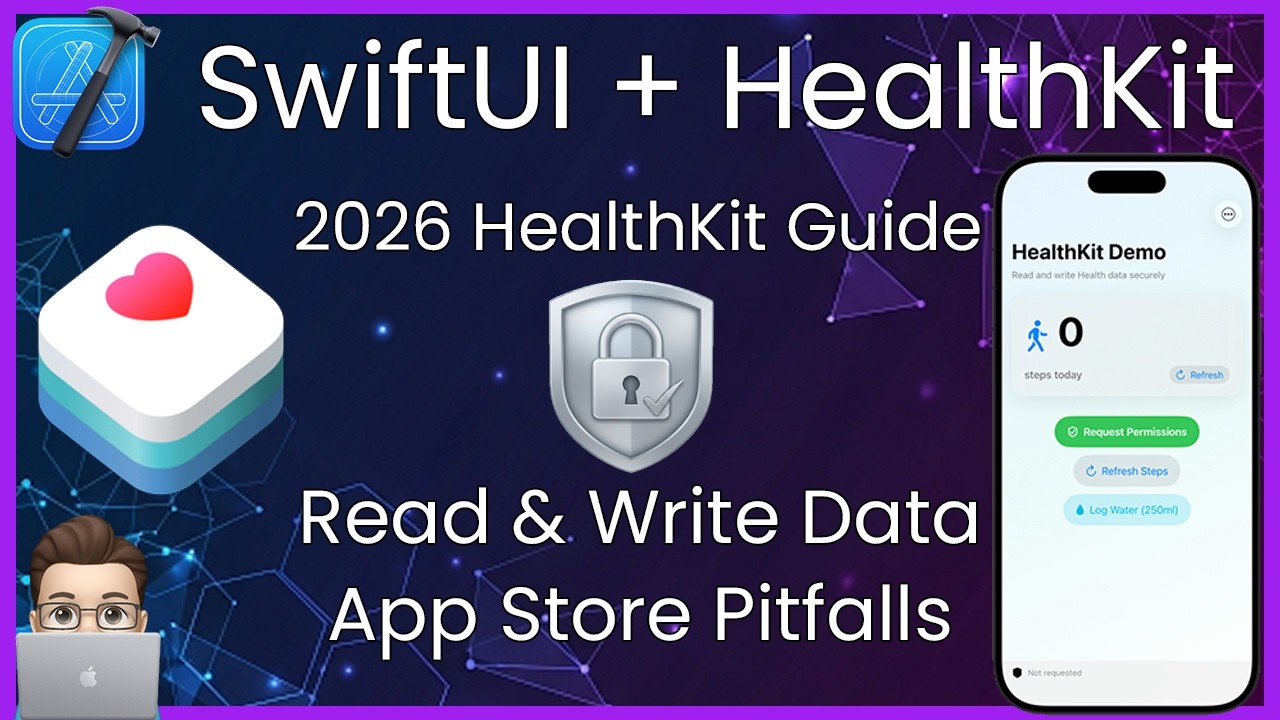 HealthKit в SwiftUI — безопасное чтение и запись медицинских данных (руководство 2026 года)