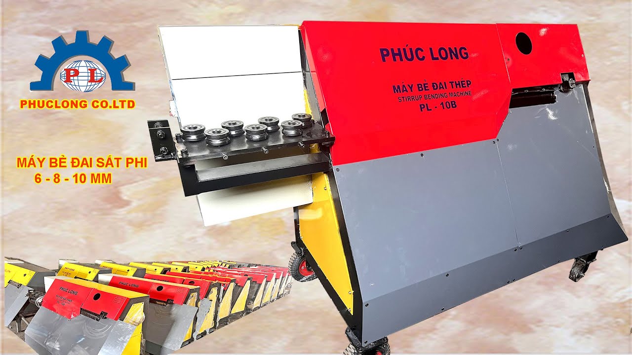 Máy bẻ đai sắt xây dựng Phúc Long PL -10B
