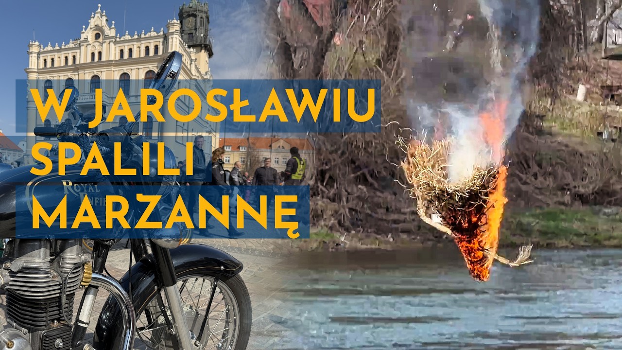 Tysiąc motocyklist&oacute;w utopiło Marzannę w Jarosławiu!