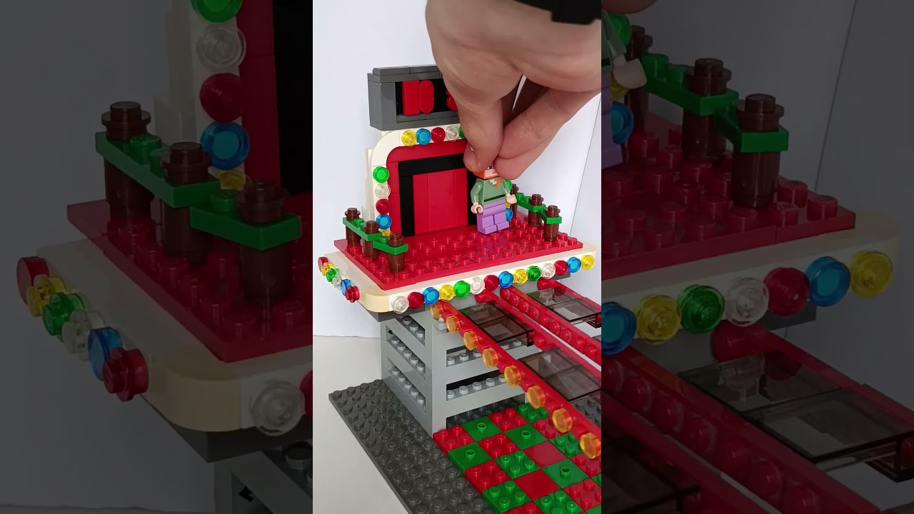 Lego Squid Game Glass Bridge Challenge  #lego #squidgame