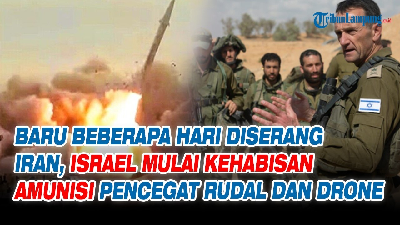 Baru Beberapa Hari Diserang Iran, Israel Mulai Kehabisan Amunisi Pencegat Rudal dan Drone
