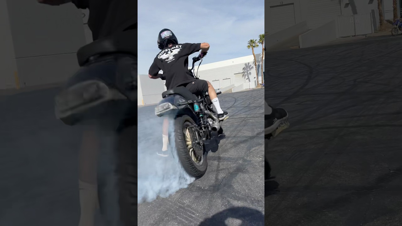 Harley donuts #harleyburnout #harley #harleydavidson #burnout #harleywheelies #stunts #bikelife