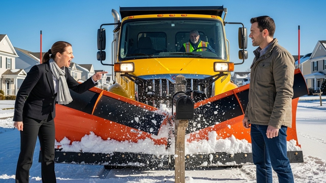 HOA Plow Hit My Mailbox, Driver Said Move It, I Installed Steel Post That Destroyed His Plow Instead