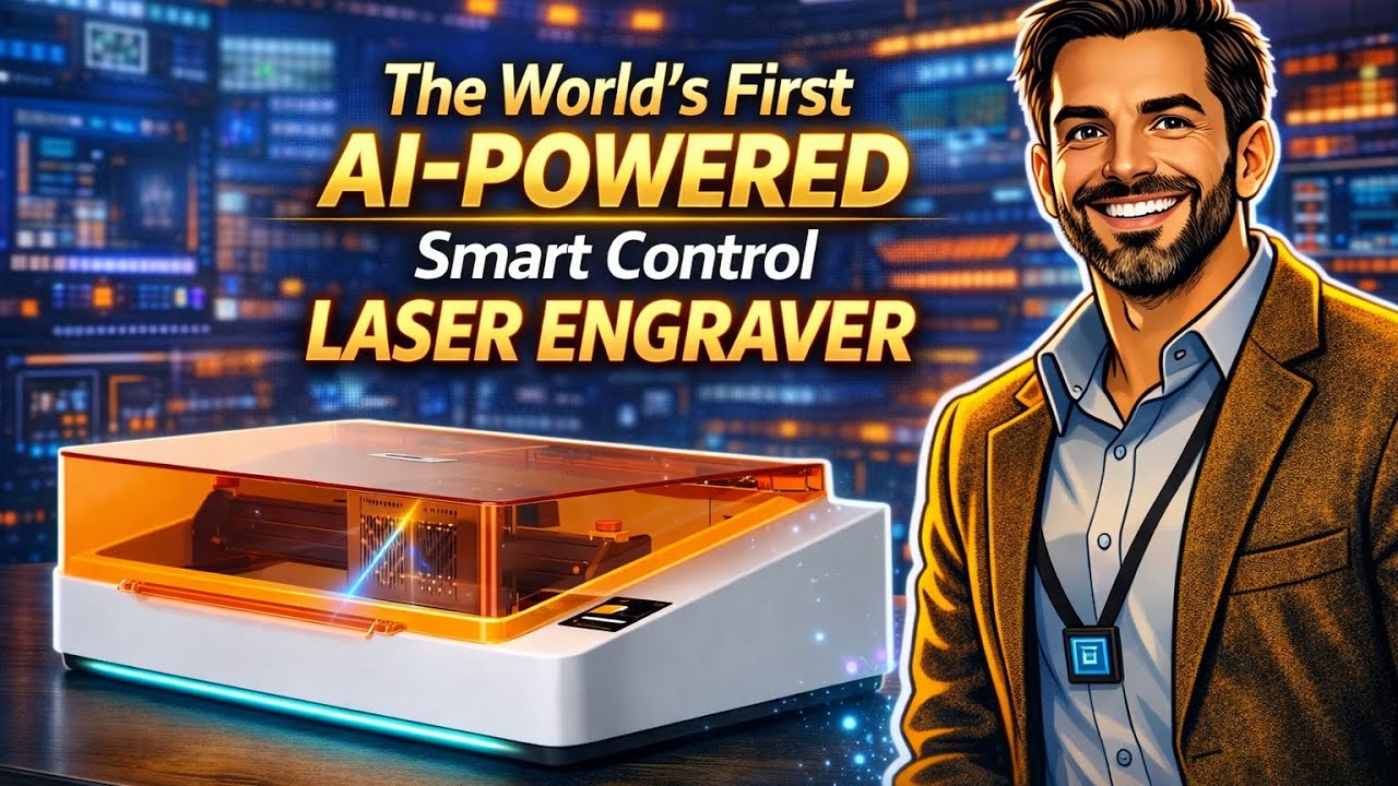 TOOCAA NOVA AI-Powered Laser Engraver - The World's First AI-Powered Smart Control Laser Engraver
