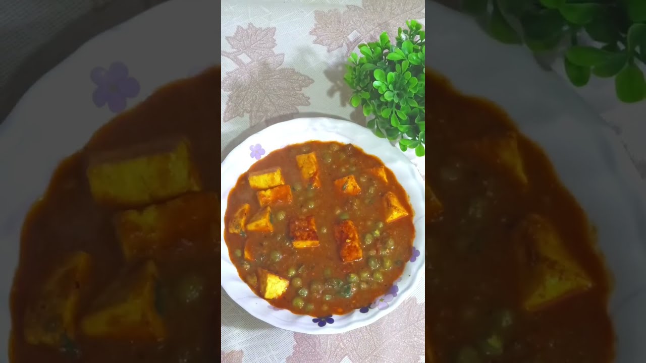 Matar paneer ki sabse aasan recipe l easy matar paneer at home l without onion garlic # matar paneer