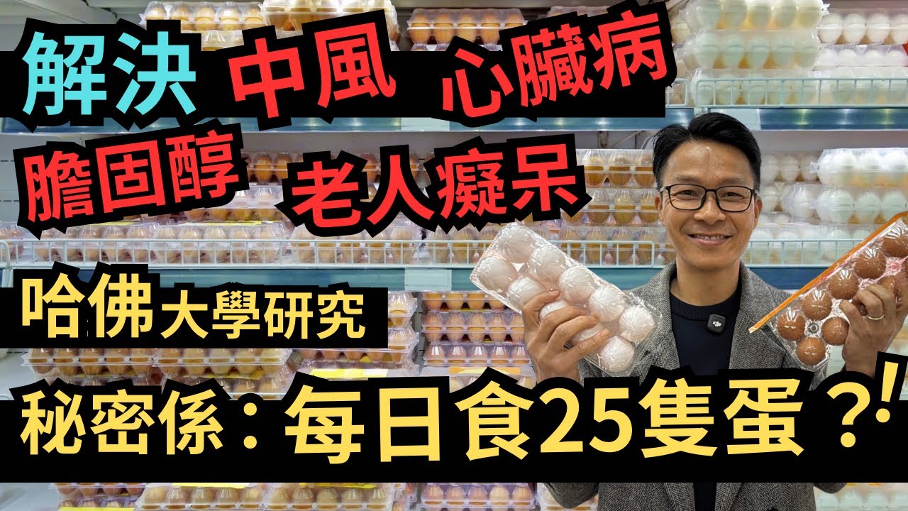 點樣食雞蛋先易消化 容易吸收唔想脾胃 ？ 教你每日食多幾隻雞蛋！#心臟病 #中風 #阿茲海默症 #老人癡呆  #白內障 #黃斑病