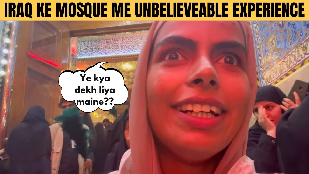 Hindu Girl traveling SOLO to Imam Hussain SHRINE in IRAQ #iraq #iraqvlog