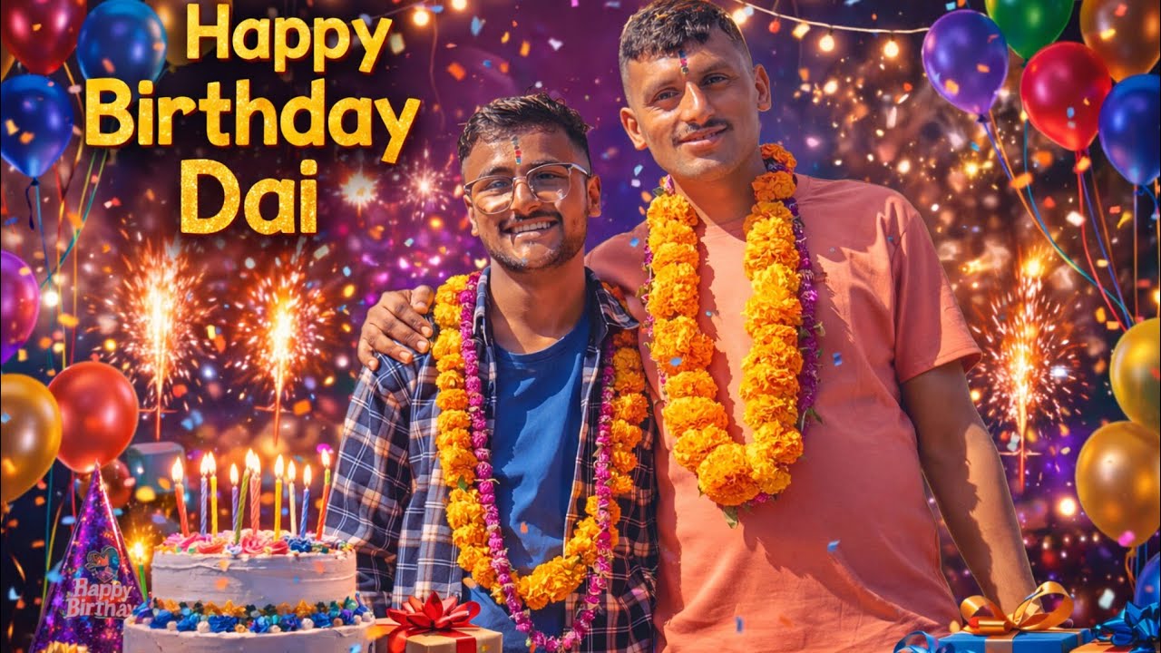 Happy Birthday Dai 🎉 || BIRTHDAY || Full Birthday Vlog || Sajan Dahal || 