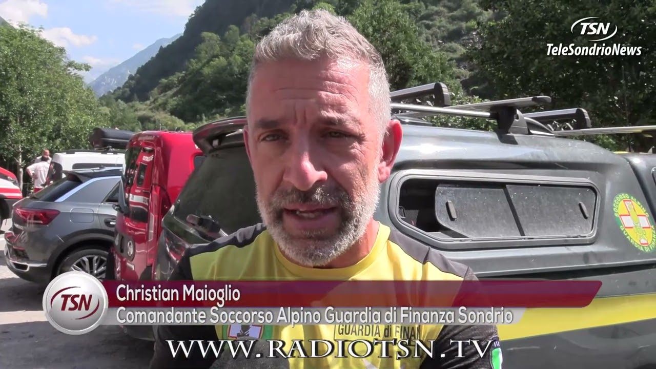La tragedia del torrente Masino. Arrivati parenti ed amici del 17enne