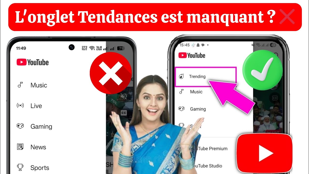 L'option Tendances YouTube est manquante&nbsp;? Voici comment y rem&eacute;dier rapidement