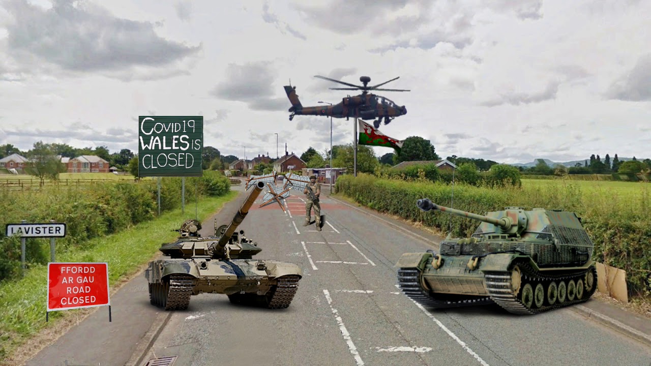 Wales Closed At Border Barricade In 2020