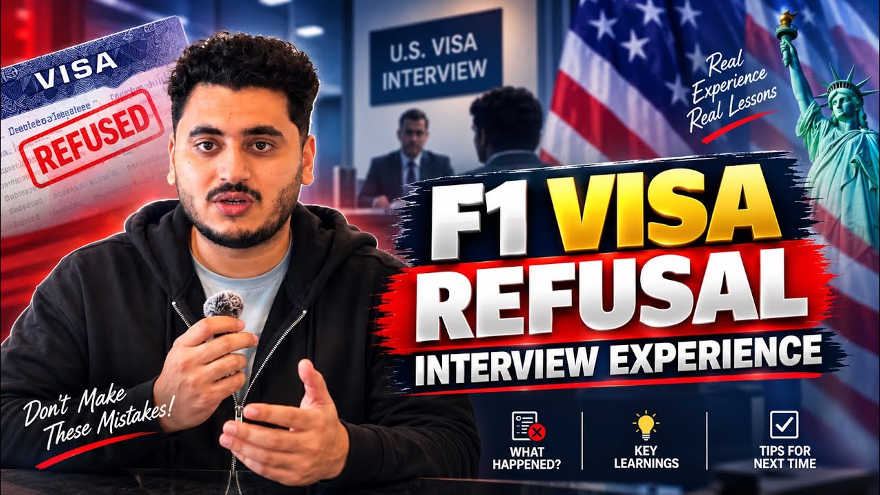 USA F1 Visa REFUSED 🇺🇸❌ | Real Interview Experience + Mistakes You Should Avoid
