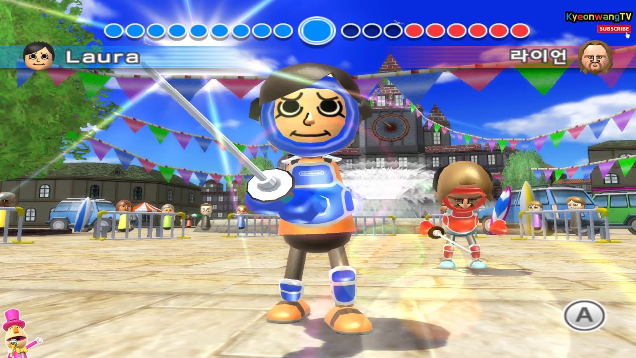 Wii 스포츠 리조트 ( Nintendo, 2009) for Wii (Kr sub) + Opening + Test Games [1080p@60fps HD]