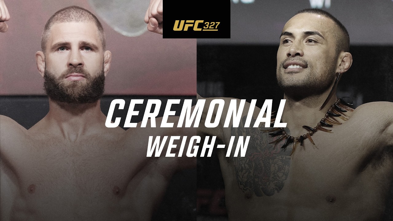 UFC 327: Ceremonial Weigh-In