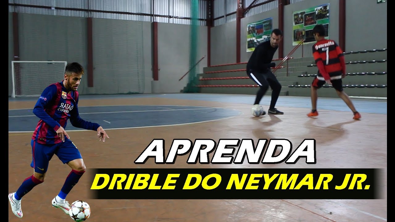 APRENDA O DRIBLE DO NEYMAR (PENTEADA COM CORTE DE LETRA)