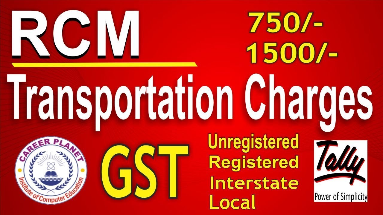 RCM on Transportation Charges in GST Tally ERP 9 Part-38|Reverse Charge Transportation Charges Tally