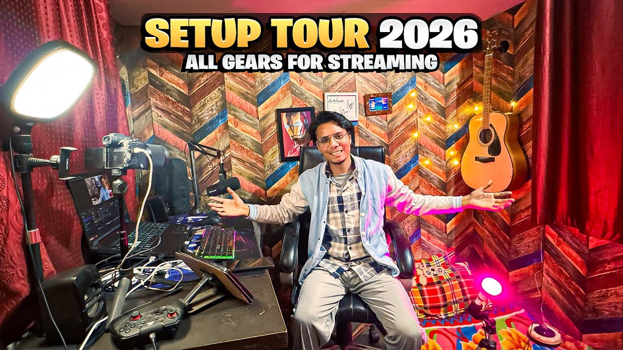 My Setup Tour 2026 - All Gears that I Use For YouTube Videos & Live Streams