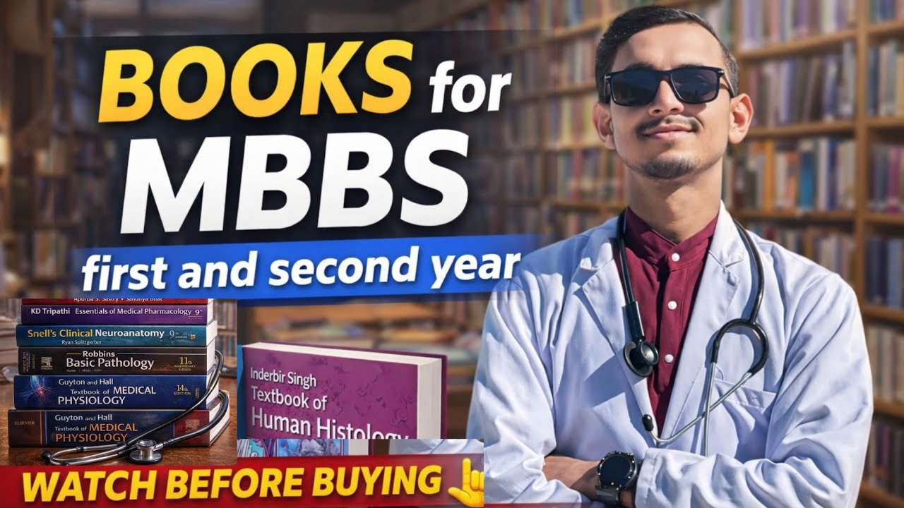 Books for MBBS FIRST YEAR #basic#science  #mbbs #medicos 
