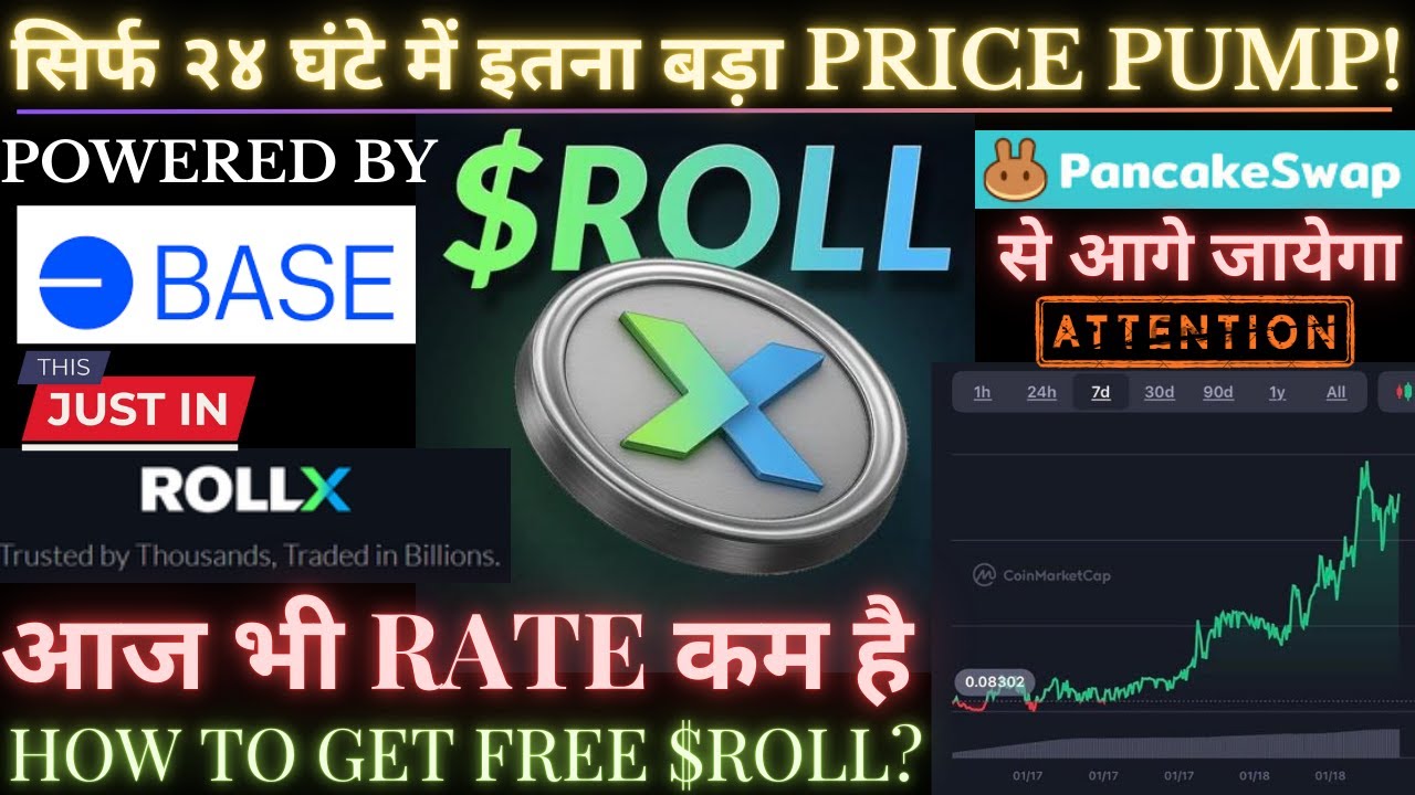 ROLLX Big Price Rise in Just 24 Hours! ROLL Token AIRDROP!