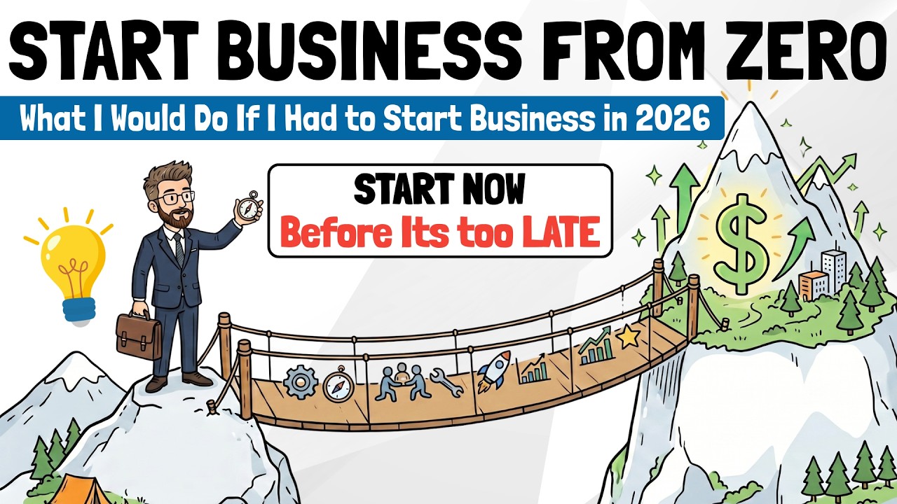 How to Start a Business From Zero in 2026 (Before Its too Late)