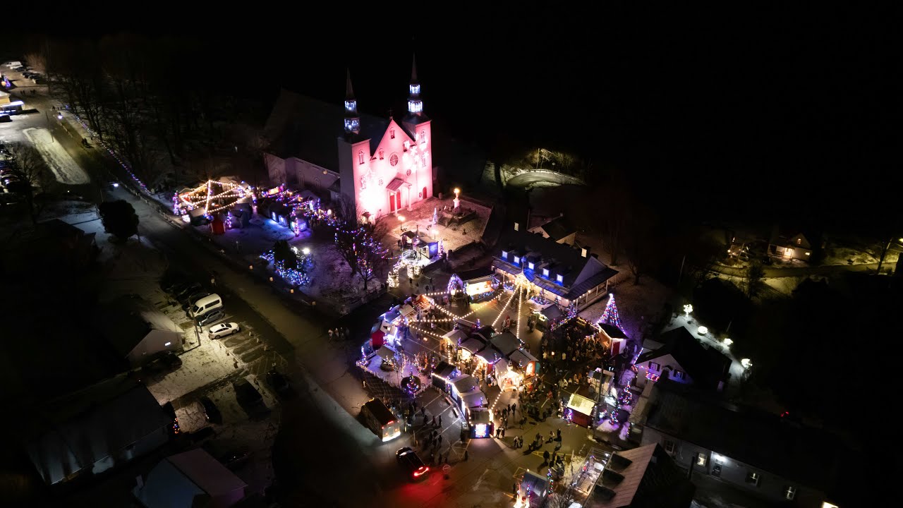 Vidéo promotionnelle du Marché du Noël d'Antan à Cap-Santé, édition 2025