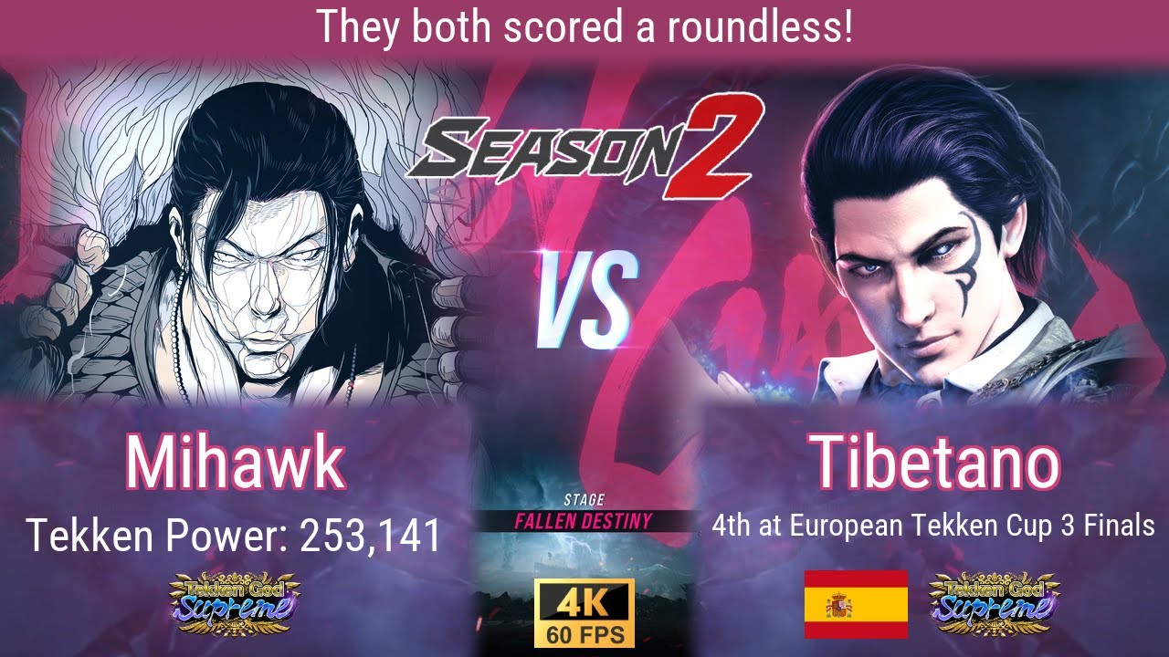 Mihawk (Dragunov) 🤜 Tibetano (Claudio) 🎯 Ranked 💥 Tekken 8 season 2