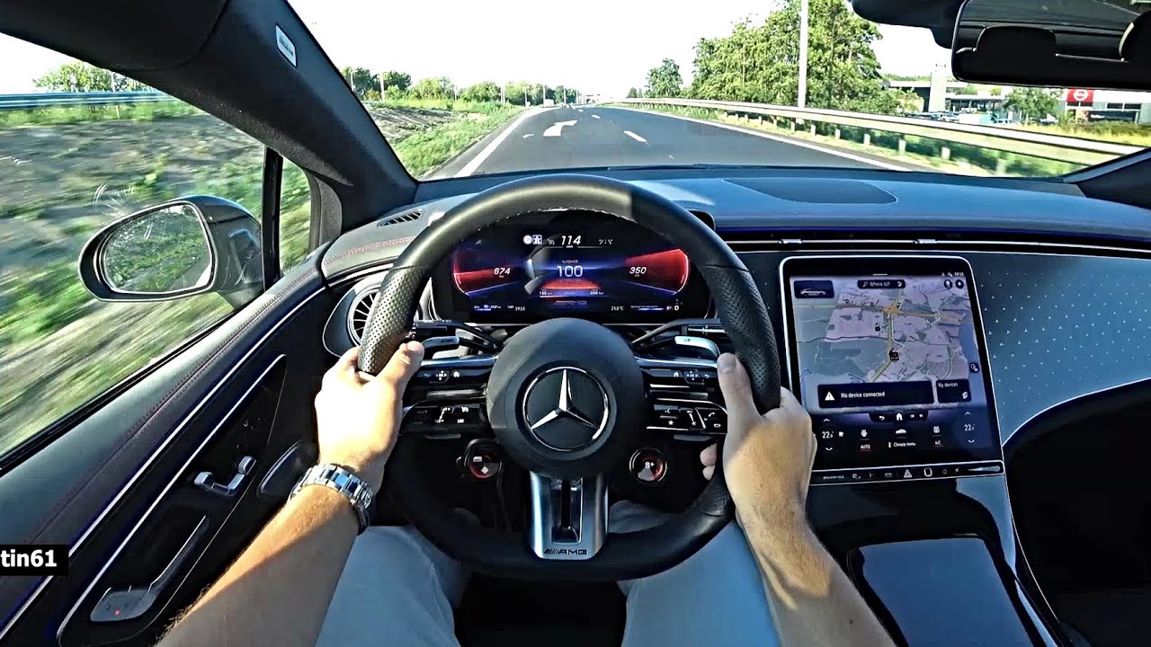 THE NEW MERCEDES EQE AMG 2023 TEST DRIVE