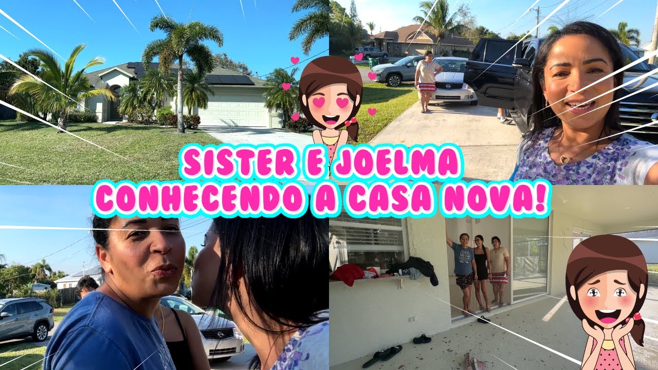 MOSTRANDO A CASA NOVA PELA PRIMEIRA VEZ PRA SISTER E PRA JOELMA | NEM TUDO SÃO FLORES