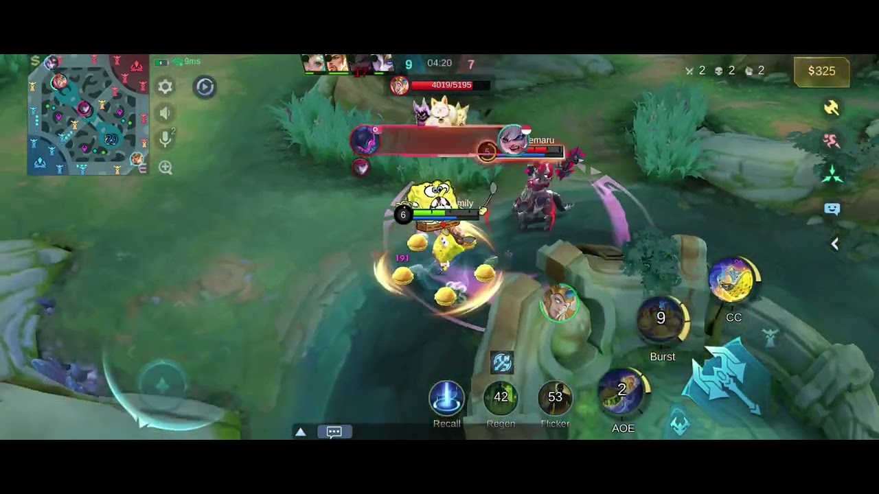 #mlbbhighlights Magic vale ដាក់ skill មិនត្រូវគេសោះ Epic RANKED zin # Vale HERO # 