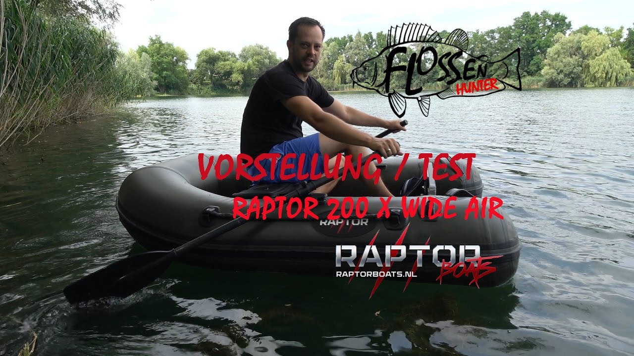 Raptor 200 X Wide Air Schlauchboot Test - Vorstellung von Raptorboats, Karpfenangeln
