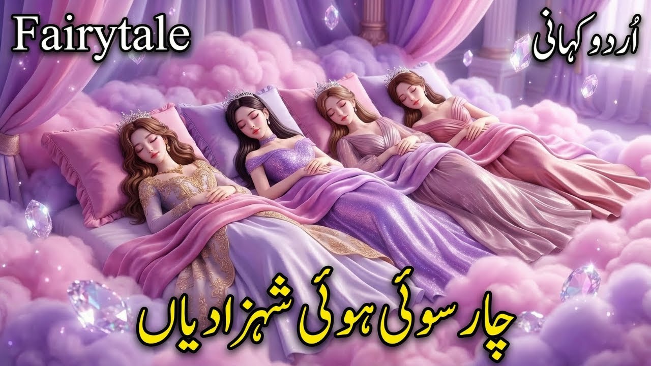 The Four Sleeping Princesses | Urdu Stories | Fairy Tales in Hindi | #fairytalesstory