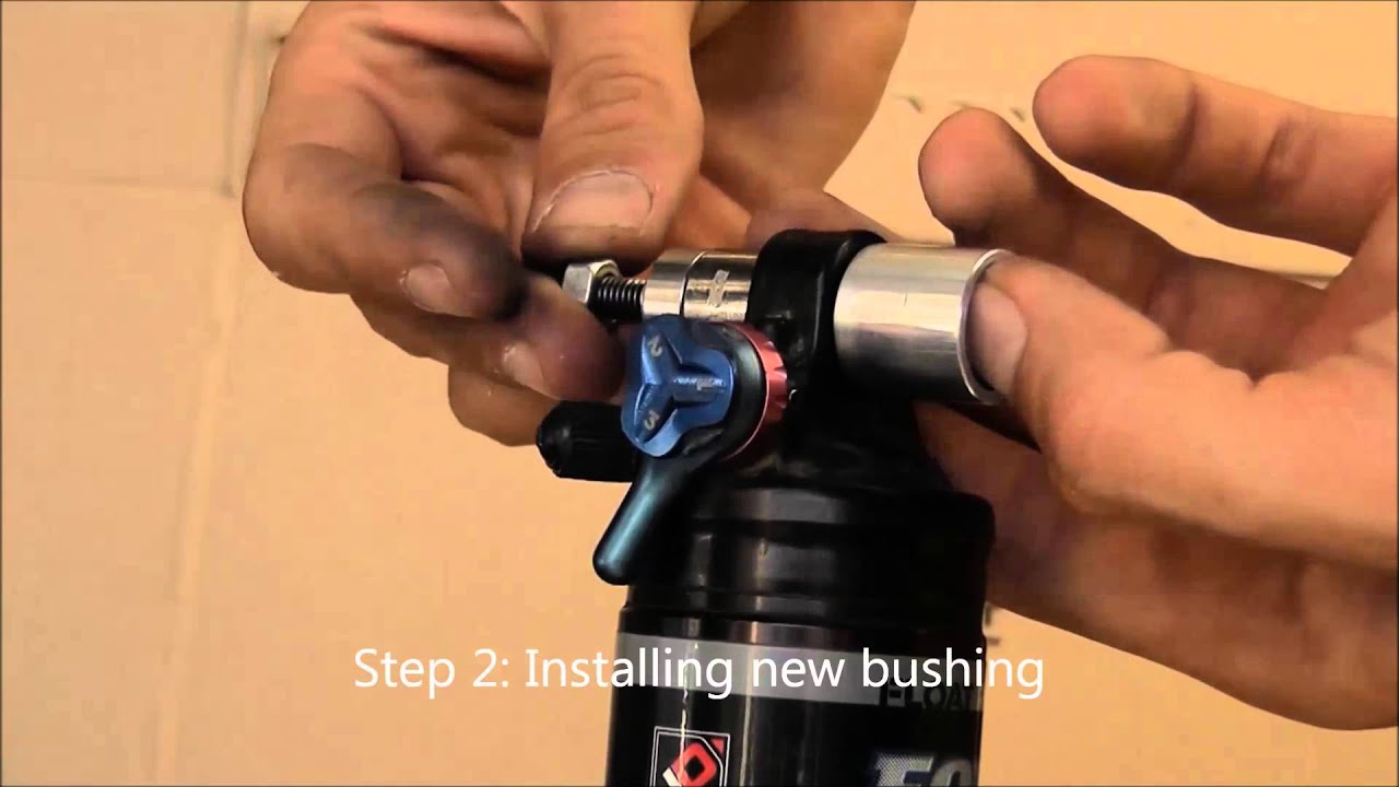 Rear shock bushing replacement