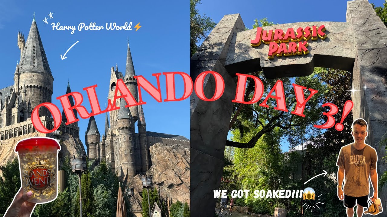 We Got SOAKED at Universal 😱 | Rope Drop to Fireworks