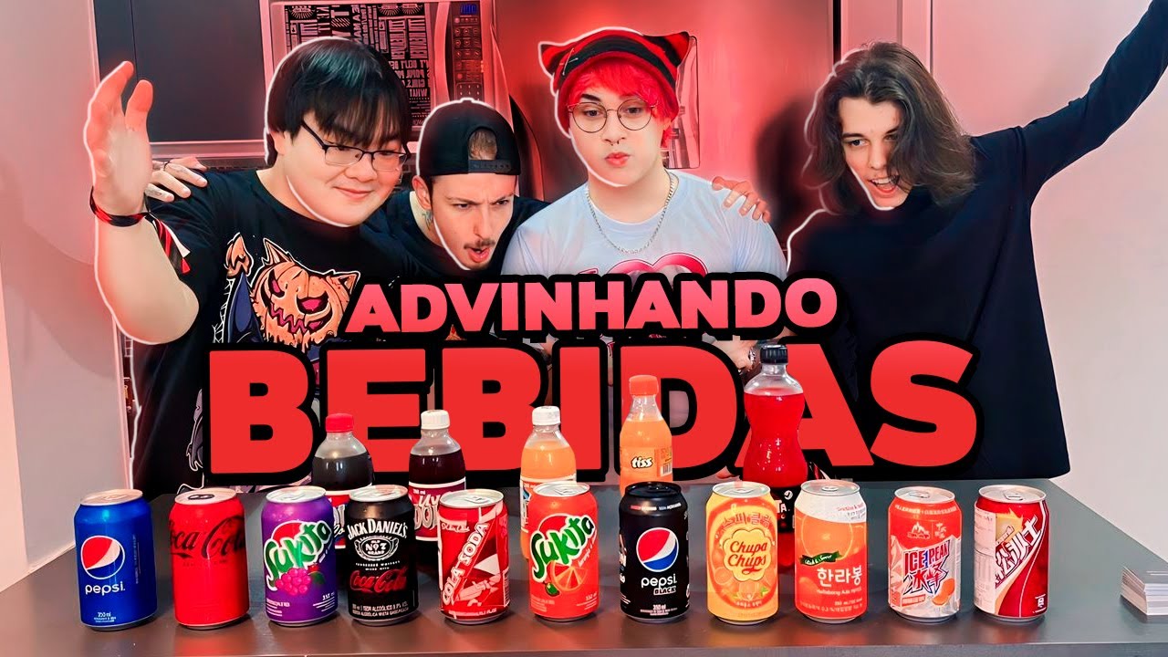 FROGG ADIVINHANDO BEBIDAS VENDADOS