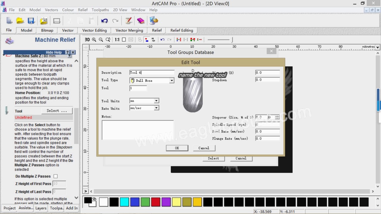ArtCAM Programming Guide: How to Create 3D Relief Toolpath