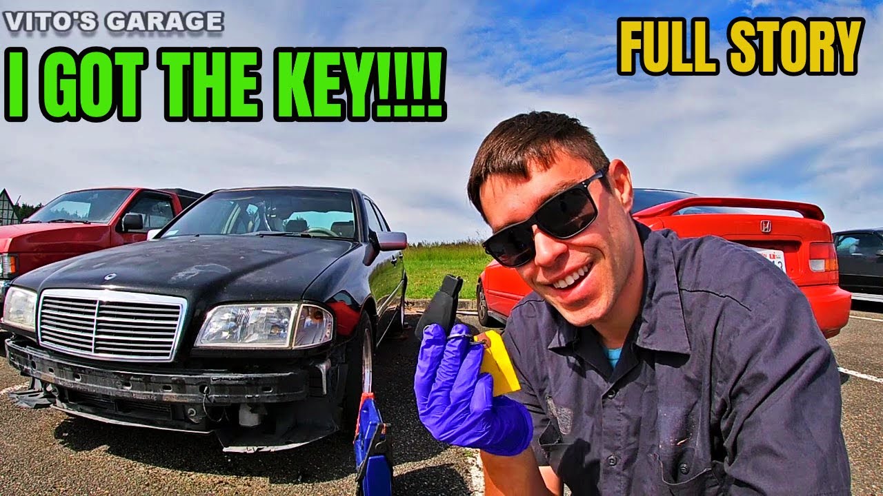 Attempting to Start a Stranger's Crashed Mercedes W202 After 1 Year! Will it Start?