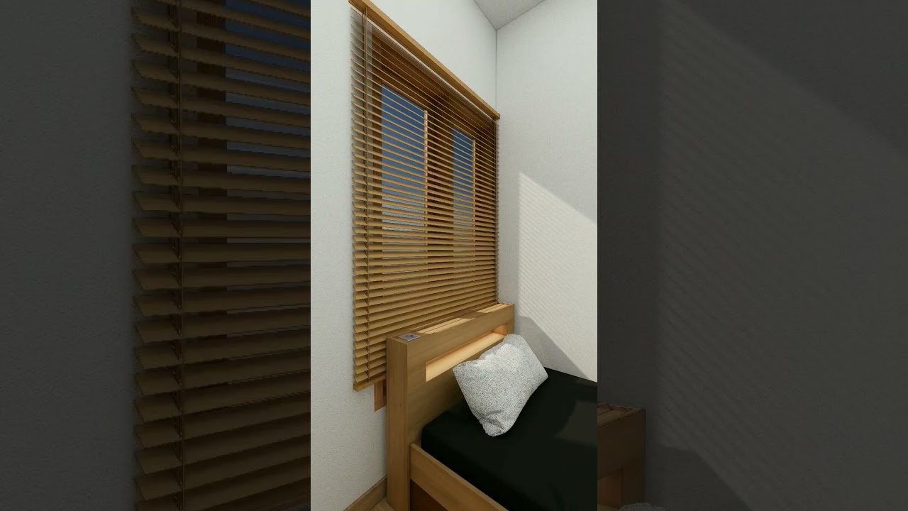 inspirasi kamar minimalis 2.5 x3 meter #rumahminimalis
