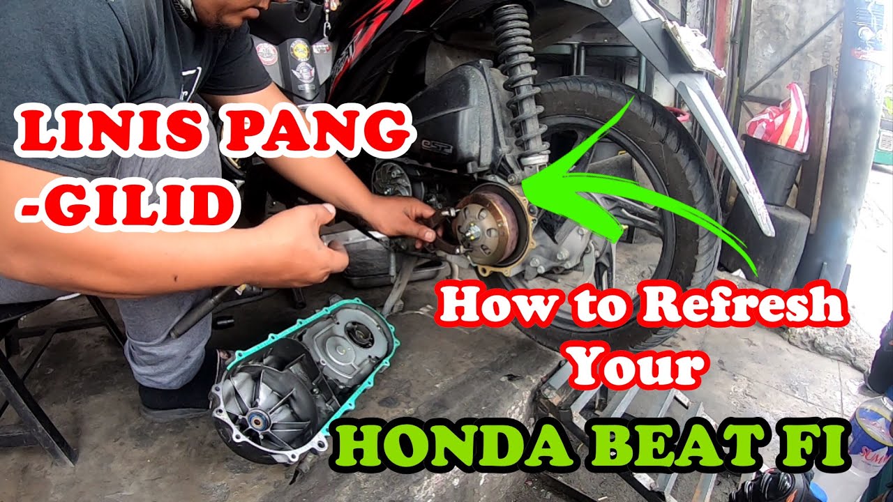 HOW TO REFEESH YOUR HONDA BEAT FI  | linis pang gilid | What to do before Ride?