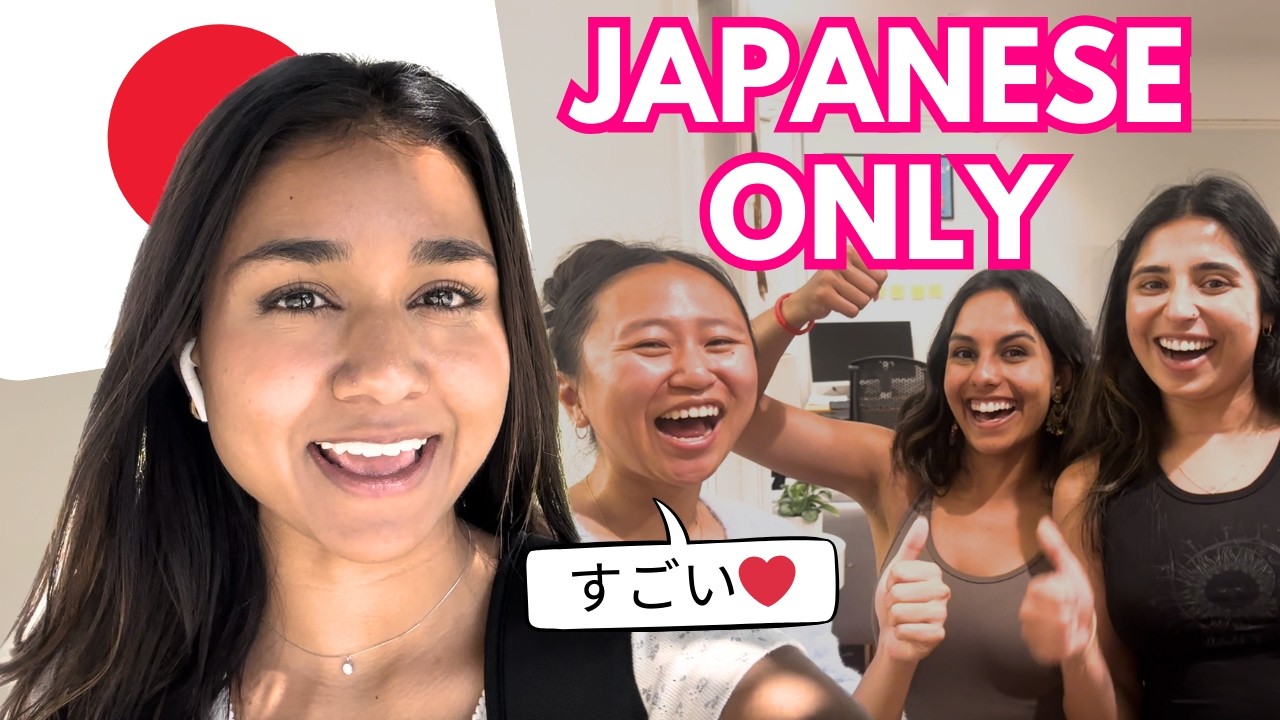 Speaking ONLY JAPANESE for 24 hours | VLOG