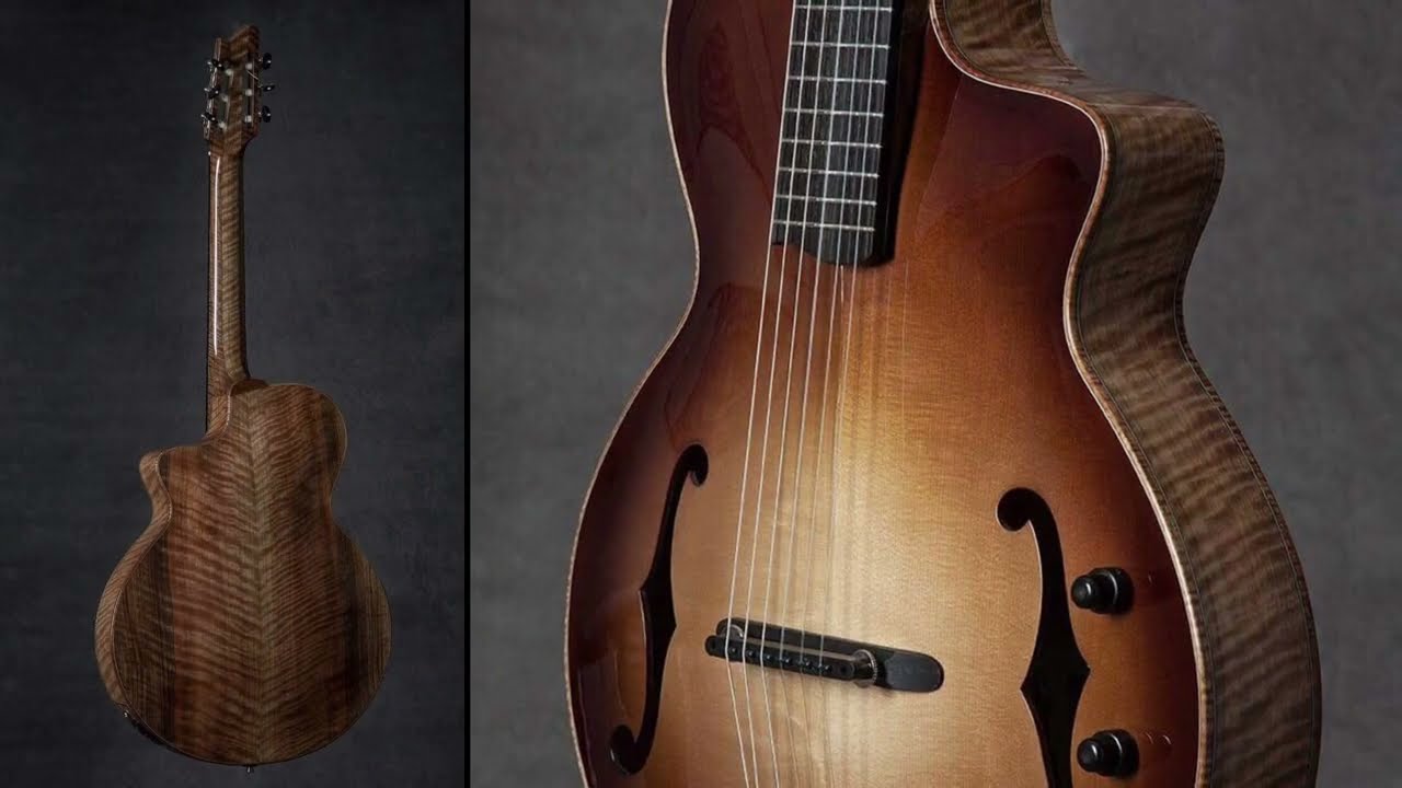 Borghino BB1 Custom Nylon String Archtop Guitar