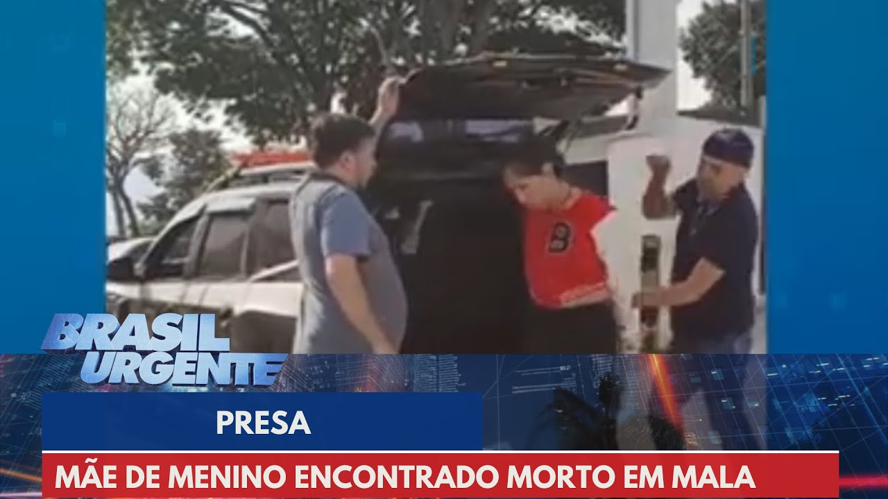 Mãe de menino Heitor, encontrado morto em mala, é presa | Brasil Urgente