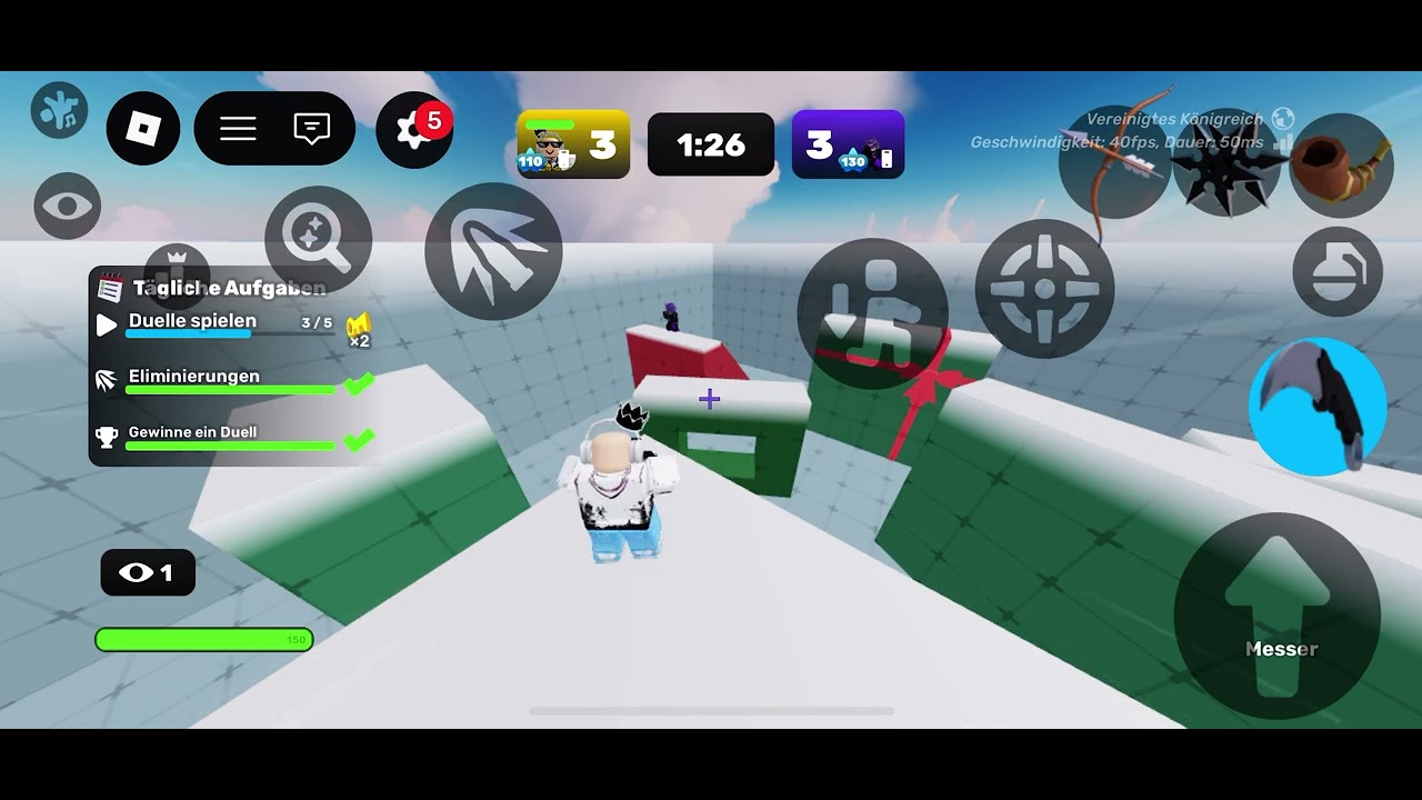 Noch mal ein bisschen Gameplay mit Knife und Sniper